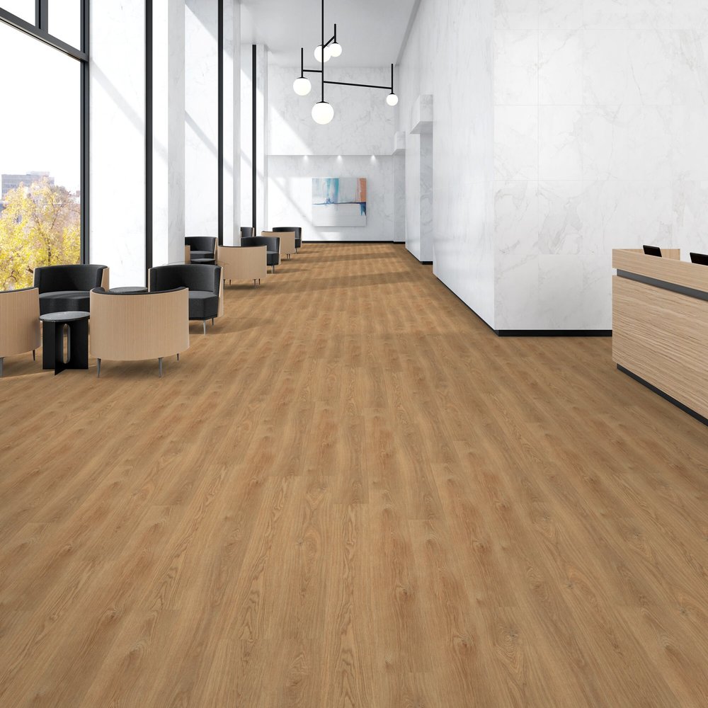 Patcraft - Click Refresh - 7 in. x 48 in. Luxury Vinyl - Honey Oak