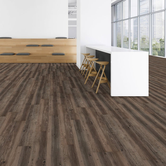 Patcraft - Click Refresh - 7 in. x 48 in. Luxury Vinyl - Rustic floor installation