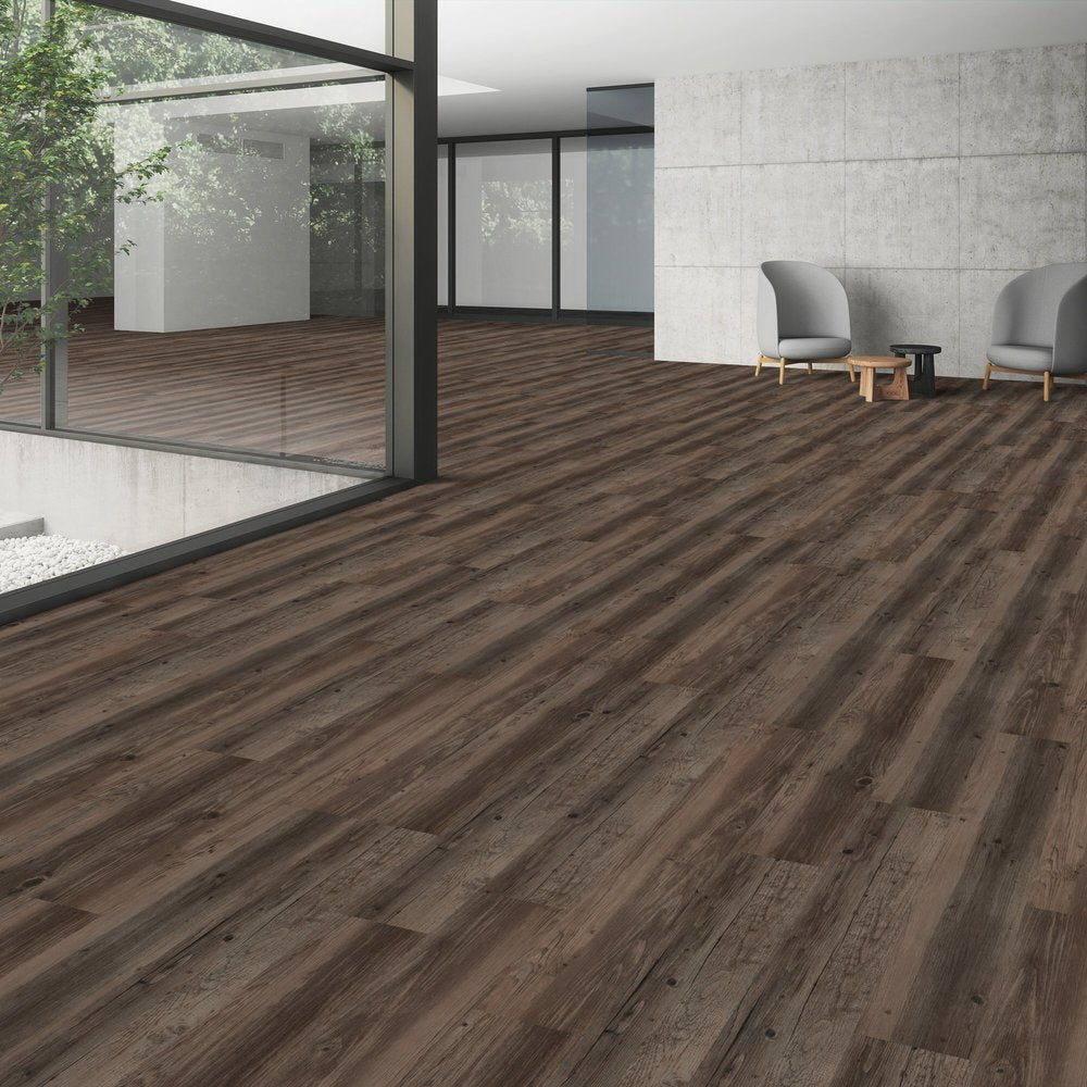 Patcraft - Click Refresh - 7 in. x 48 in. Luxury Vinyl - Rustic floor installation