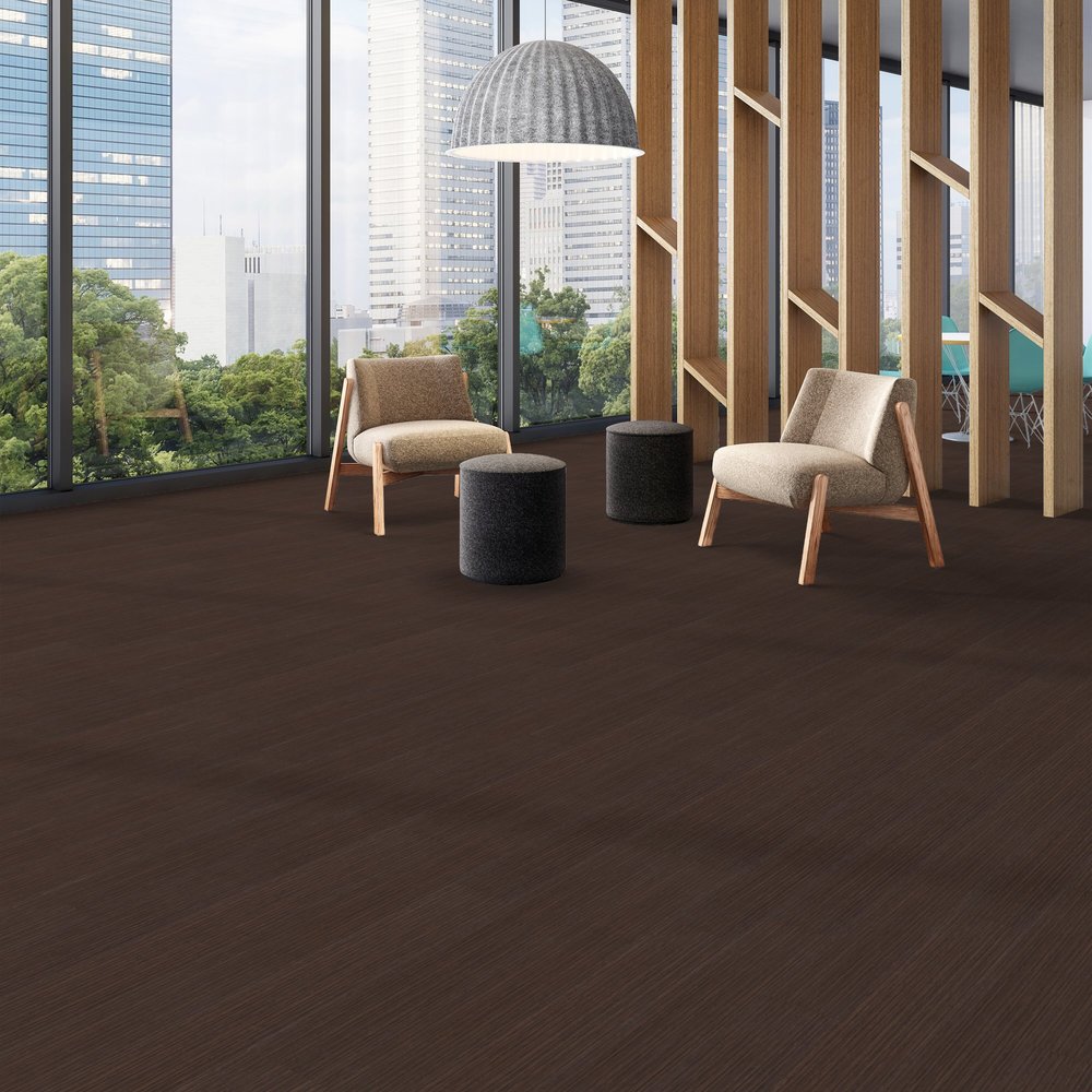 Patcraft - Click Refresh - 7 in. x 48 in. Luxury Vinyl - Rum floor installation