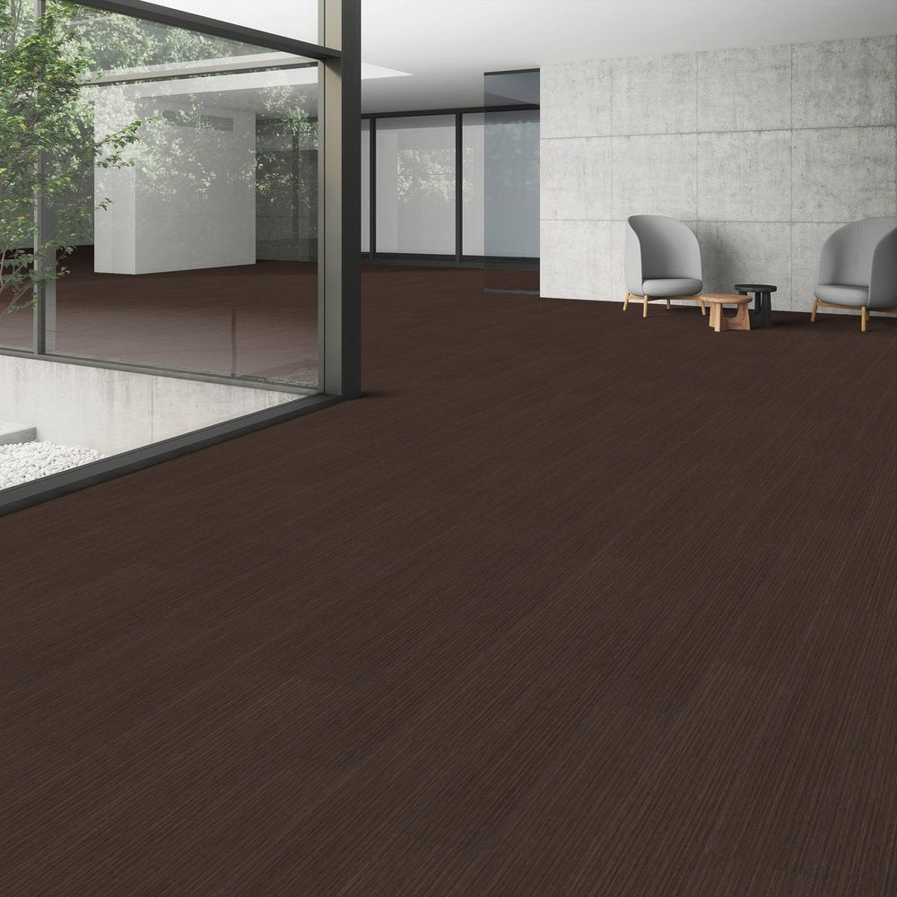 Patcraft - Click Refresh - 7 in. x 48 in. Luxury Vinyl - Rum floor installation