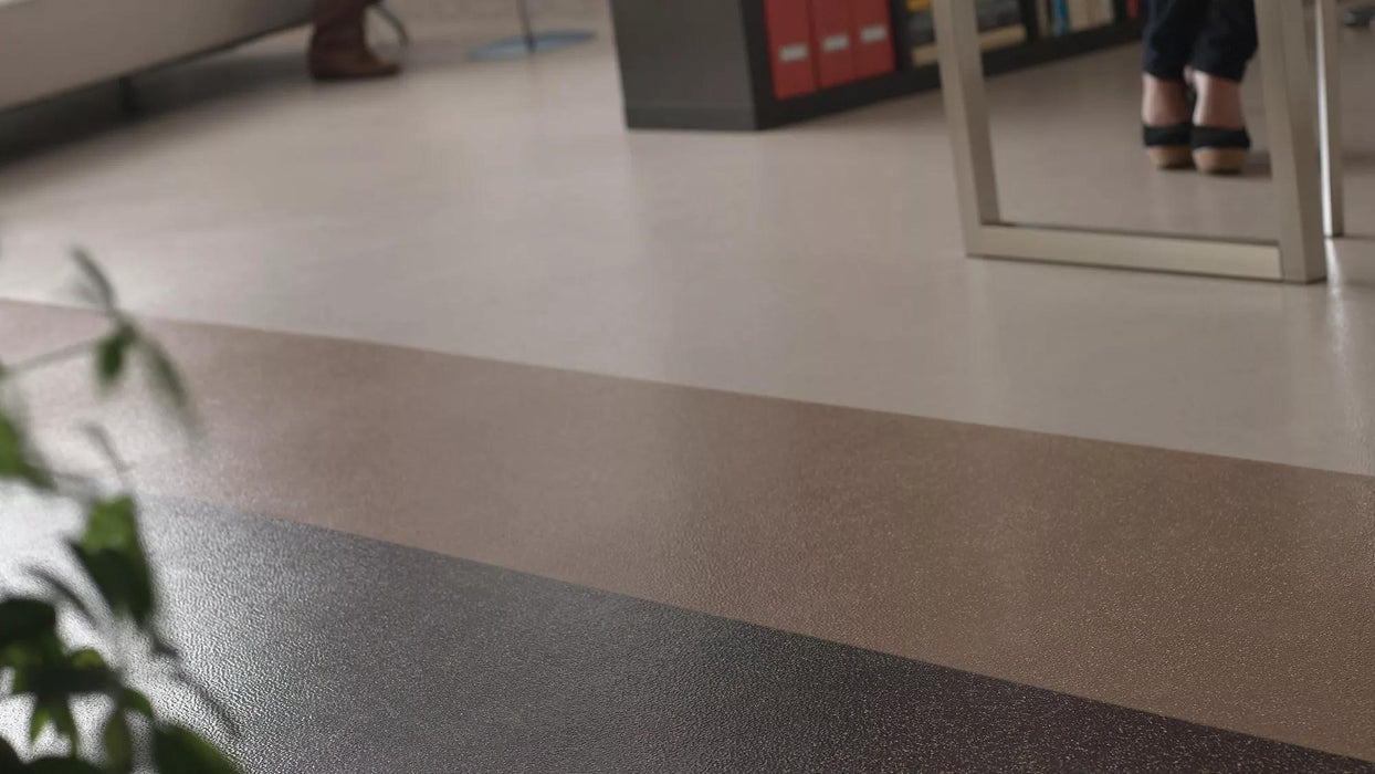 Johnsonite - Eco-Naturals Corktones - 24 in. x 24 in. Commercial Rubber Tile - Clay Installed