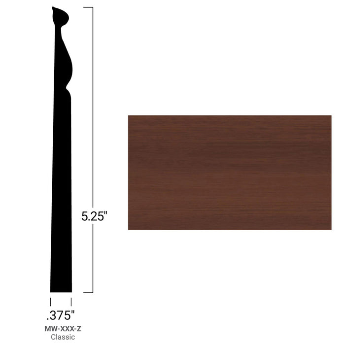 Johnsonite Commercial - Masquerade - 5.25 in. Rubber Wall Base - Classic Red Mission