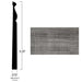 Johnsonite Commercial - Masquerade - 5.25 in. Rubber Wall Base - Classic Texmode Charcoal