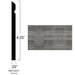 Johnsonite Commercial - Masquerade - 4.25 in. Rubber Wall Base - Reveal Metastone Ferro