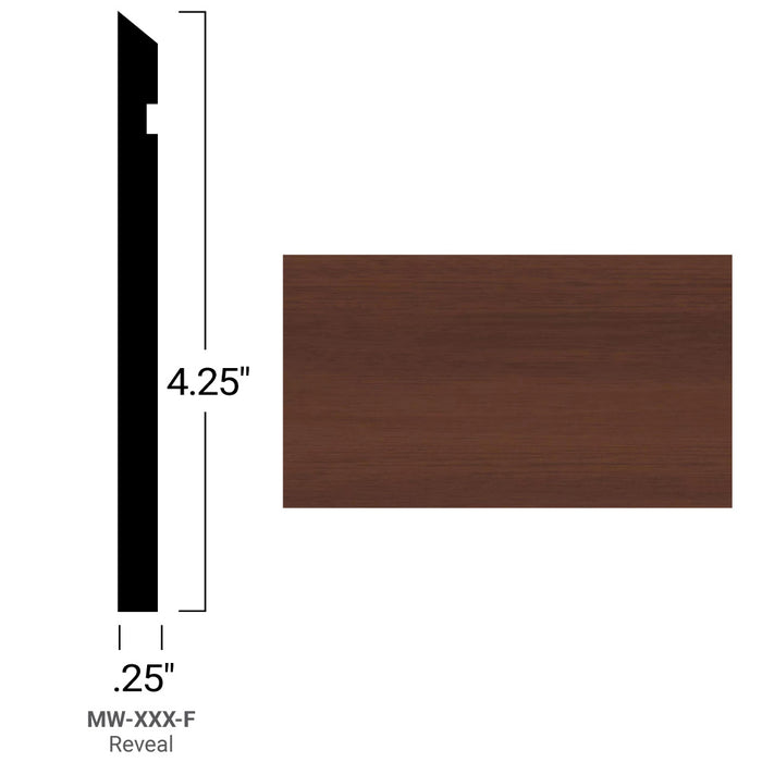 Johnsonite Commercial - Masquerade - 4.25 in. Rubber Wall Base - Reveal Red Mission