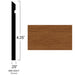 Johnsonite Commercial - Masquerade - 4.25 in. Rubber Wall Base - Reveal Smoked Walnut