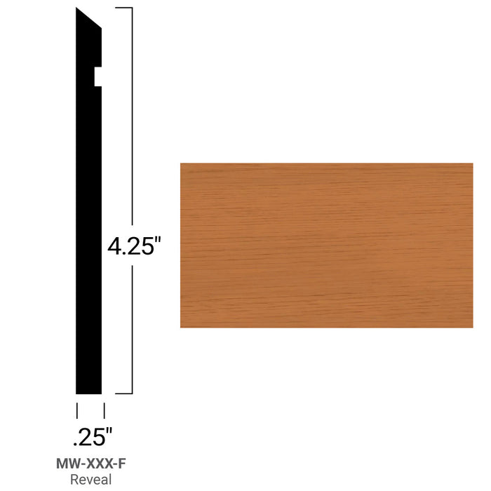 Johnsonite Commercial - Masquerade - 4.25 in. Rubber Wall Base - Reveal Warmed Cherry