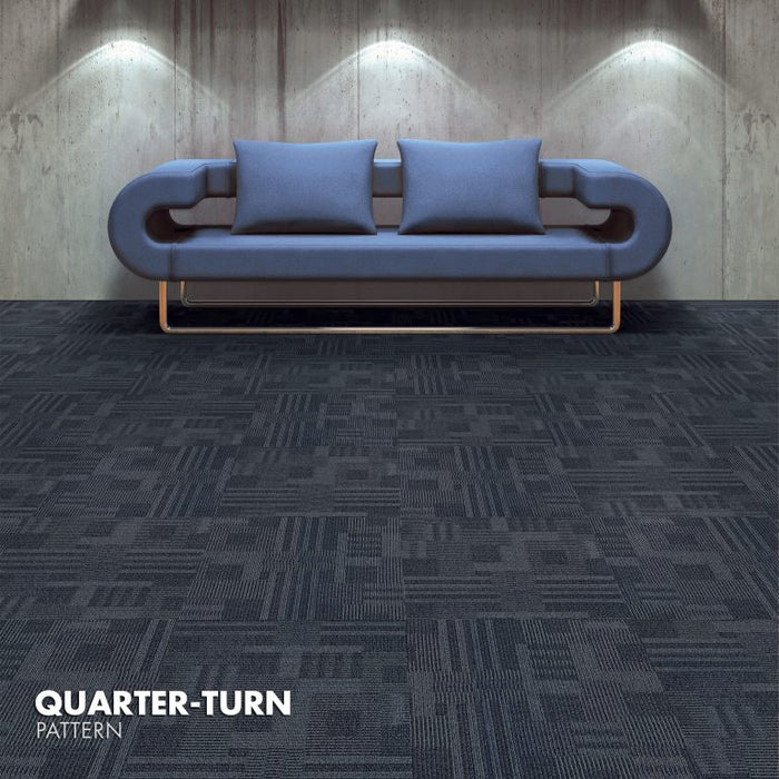 Kraus - Dimensions - Commercial Carpet Tile - Blueprint Room Scene