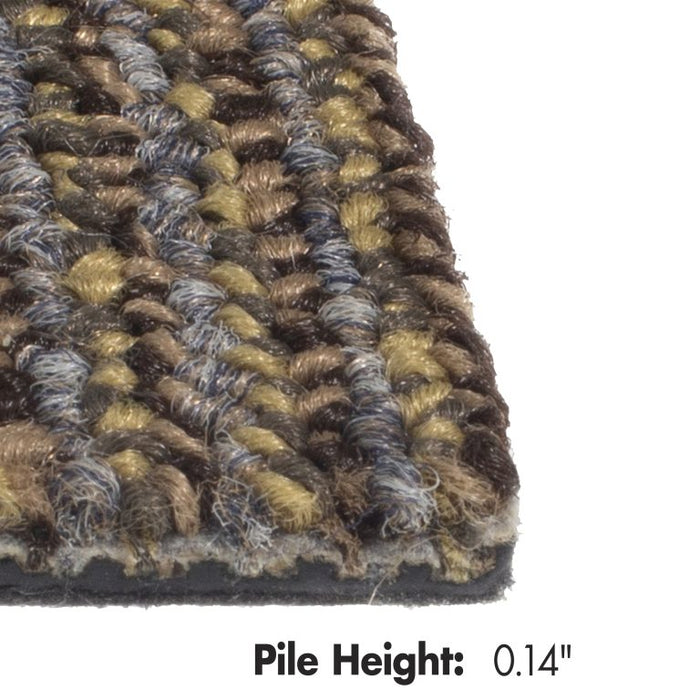 Kraus - Danube - Commercial Carpet Tile - Brown Edge