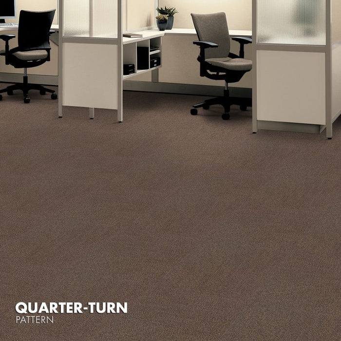 Kraus - Danube - Commercial Carpet Tile - Brown Room SCene
