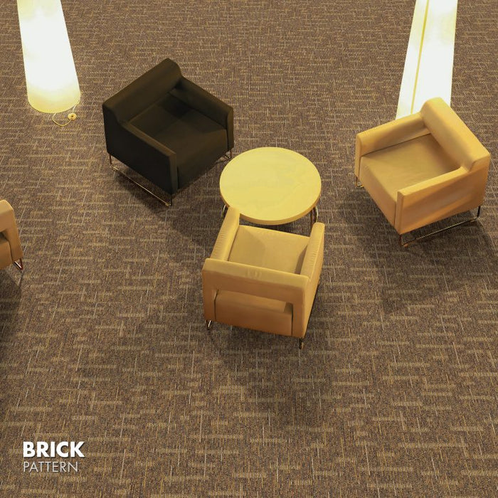 Kraus - Perspective - Commercial Carpet Tile - Contrast Room sCene