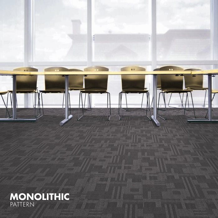 Kraus - Dimensions - Commercial Carpet Tile - Glacier Room Scene