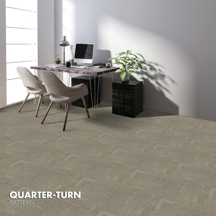 Kraus - Rhone - Commercial Carpet Tile - Khaki Room Scene