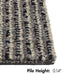 Kraus - Danube - Commercial Carpet Tile - Silver Edge Detail