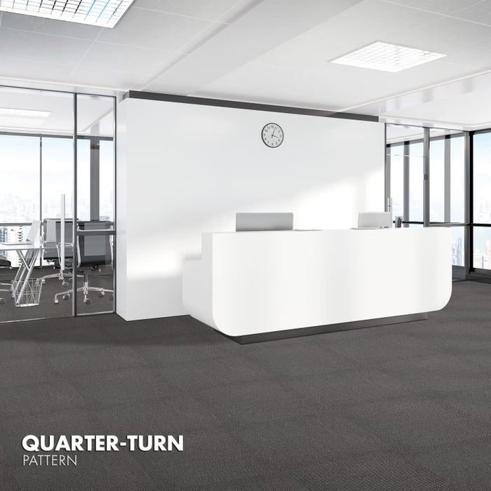 Kraus - Danube - Commercial Carpet Tile - Silver Room Scene