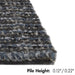 Kraus - Rhone - Commercial Carpet Tile - Steel Close View 2
