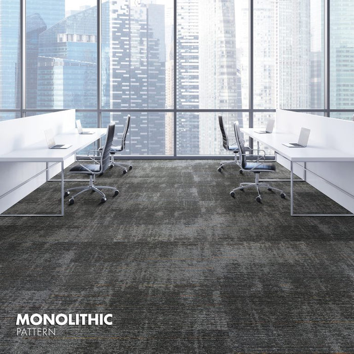 Kraus - Impulse - Commercial Carpet Tile - Umber Rust Room Scene