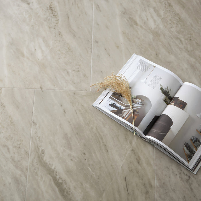 Karndean - Art Select 18" x 18" Glue Down Commercial Vinyl - Iconic Marble Installed