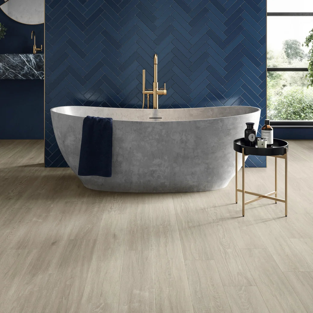 Karndean - Art Select 48&quot; x 7&quot; Glue Down Commercial Vinyl - Canvas Oak Installed