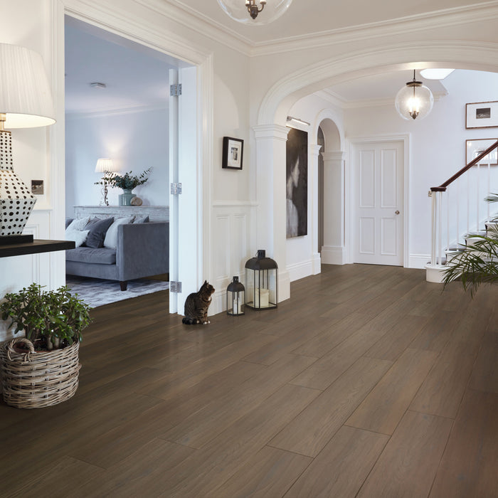Karndean - Art Select 56" x 9" Glue Down Commercial Vinyl - Serrano Oak Room Scene