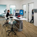 Karndean - Opus 4 in. x 36 in. Commercial Gluedown Vinyl Plank - Weathered Elm office install
