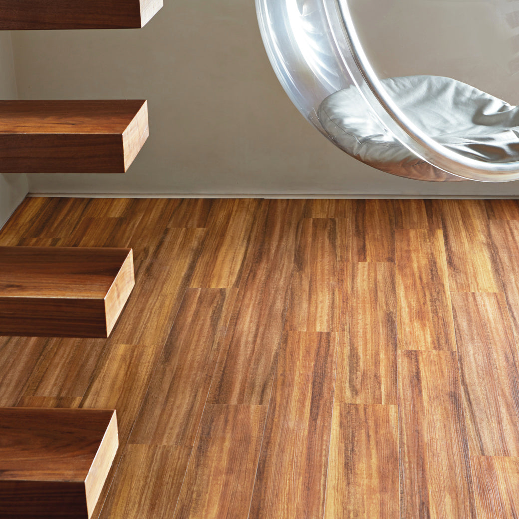 Karndean - Opus 6 in. x 36 in. Commercial Gluedown Vinyl Plank - Luteus Installed