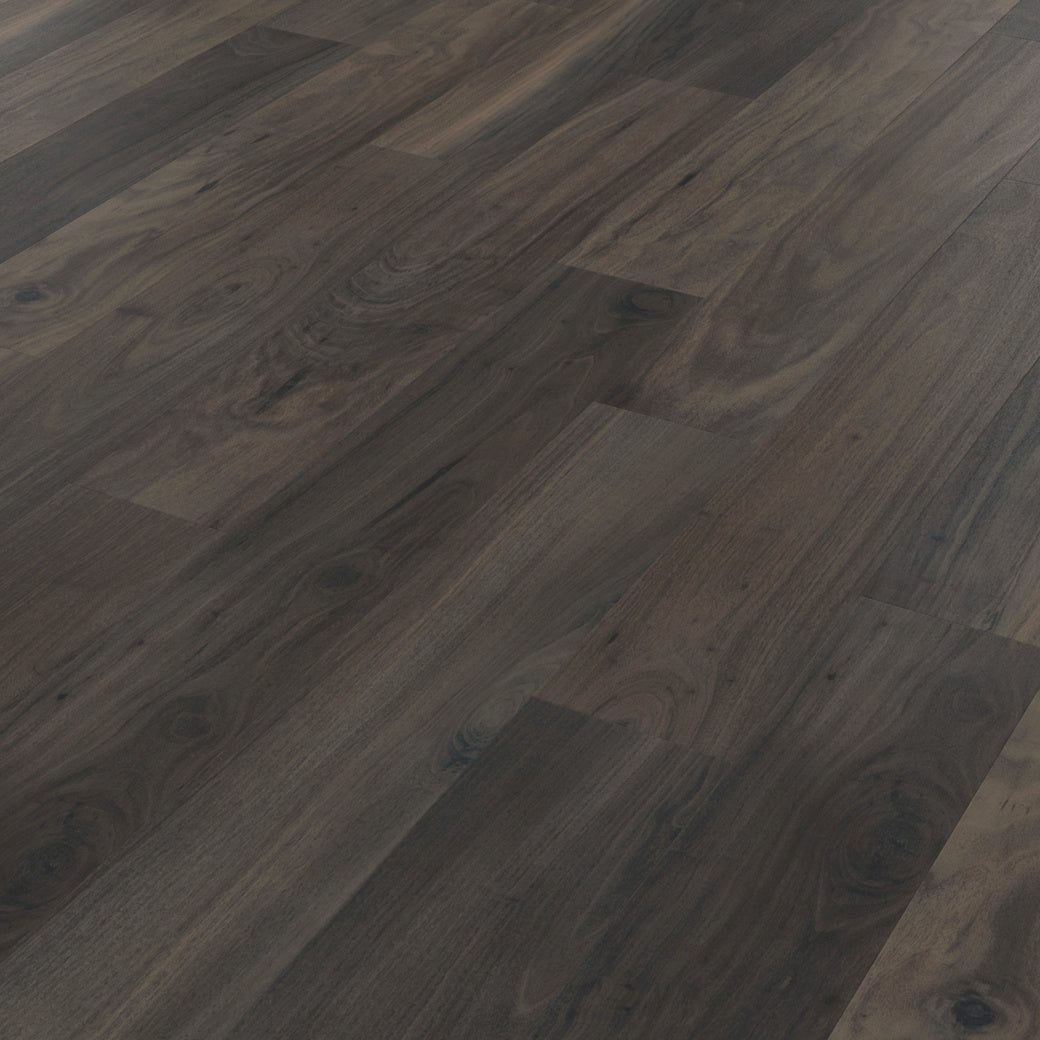 Karndean - Opus 6 in. x 36 in. Commercial Gluedown Vinyl Plank - Tenebra Walnut