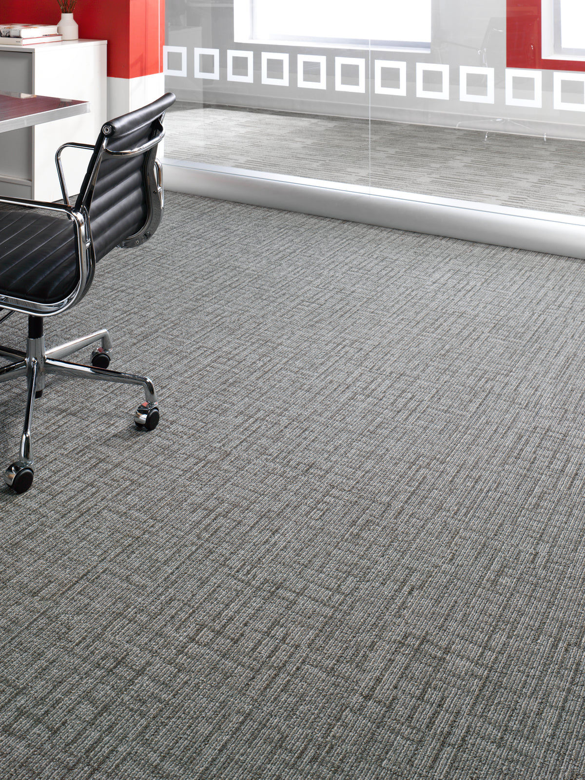 Mohawk Group - Bending Earth - Lateral Surface - Carpet Tile - Installed