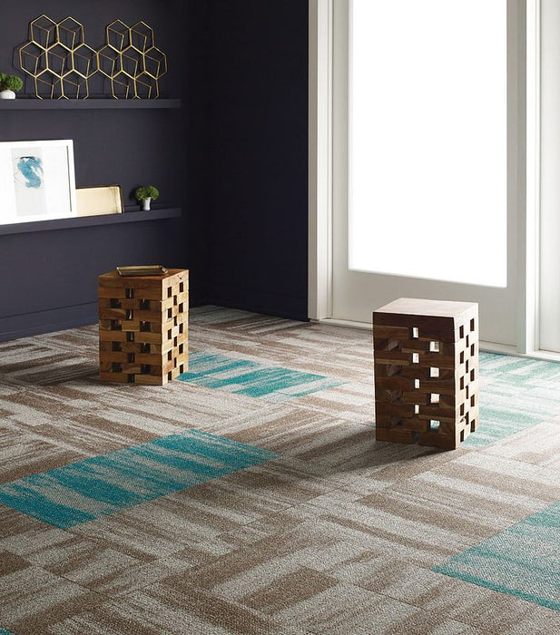 Philadelphia Commercial - Natural Formations - Ridges - Carpet Tile - Amazonite