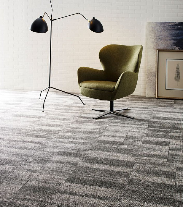 Philadelphia Commercial - Natural Formations - Ridges - Carpet Tile - Magnetite