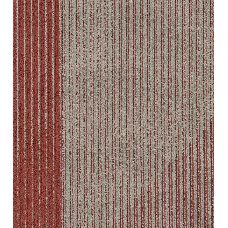 Philadelphia Commercial - The Shape Of Color - Block By Block - Carpet Tile - Red Hot
