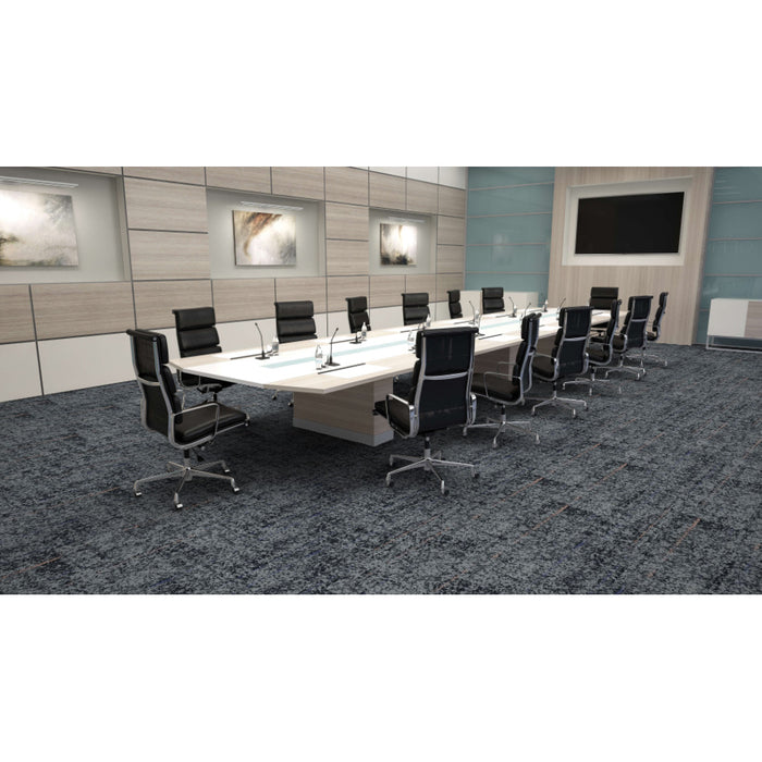 Mohawk - Above and Below - Biotope - 12 in. x 36 in. - Commercial Carpet Tile - Slender Brittlegill Installed