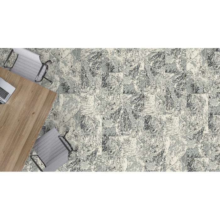 Mohawk - Above and Beyond - MycoBiome - 12 in. x 36 in. - Commercial Carpet Tile - Fairy Inkcap Installed