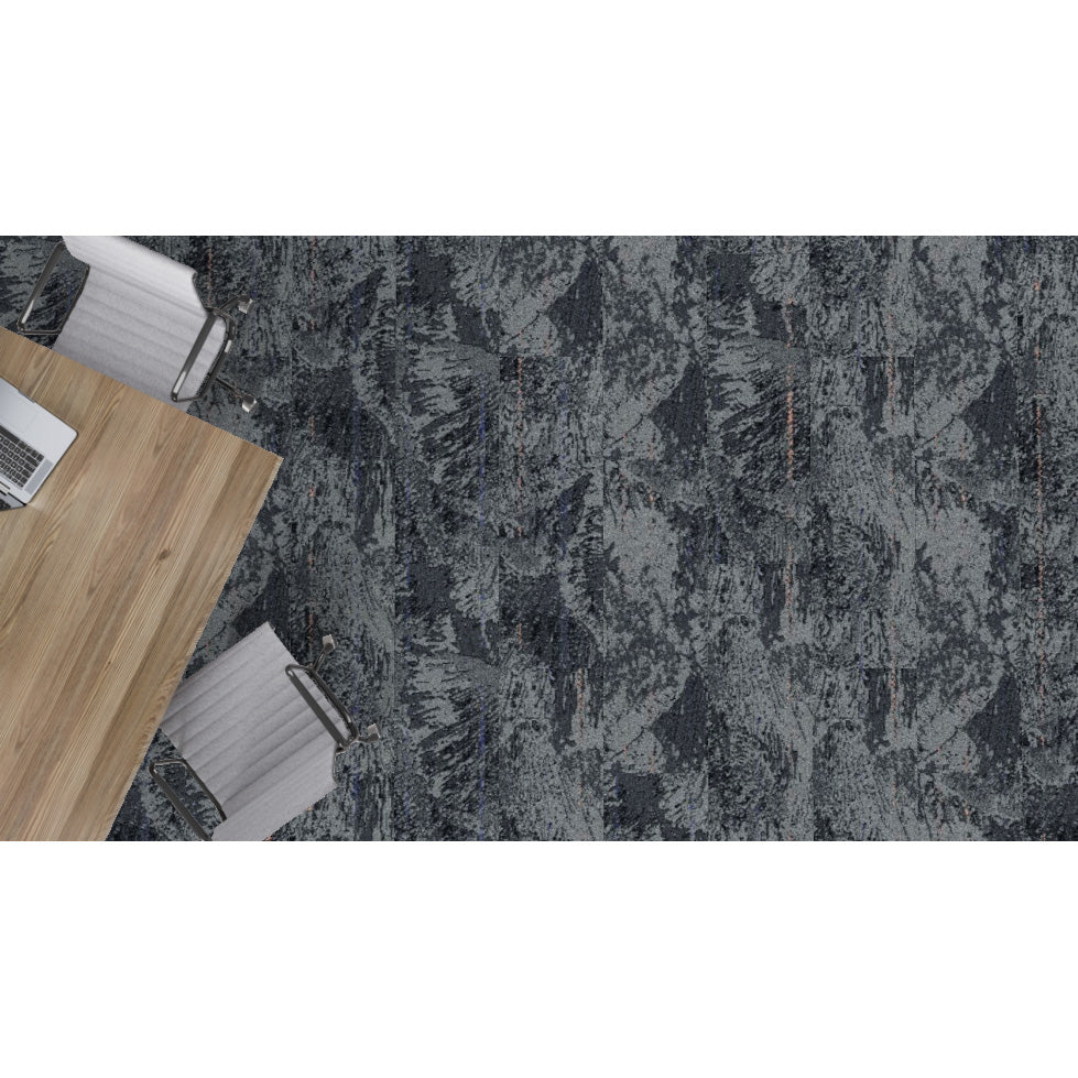 Mohawk - Above and Beyond - MycoBiome - 12 in. x 36 in. - Commercial Carpet Tile - Slender Brittlegill Installed