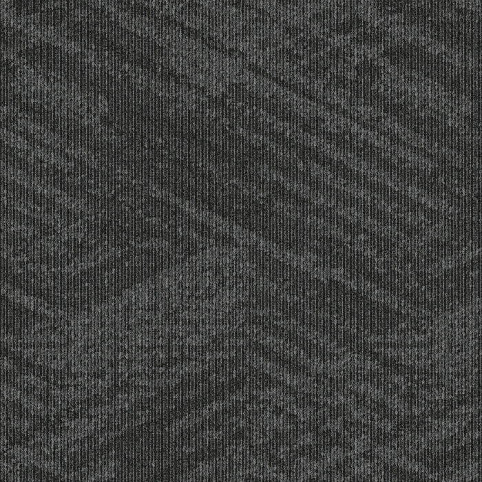 Mohawk - Art Exposure - Academic View BT433 - 24 in. x 24 in. - Commercial Carpet Tile - 989 Charcoal
