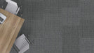 Mohawk - Art Exposure - Adaptable BT432 - 24 in. x 24 in. - Commercial Carpet Tile - 959 Slate Installed