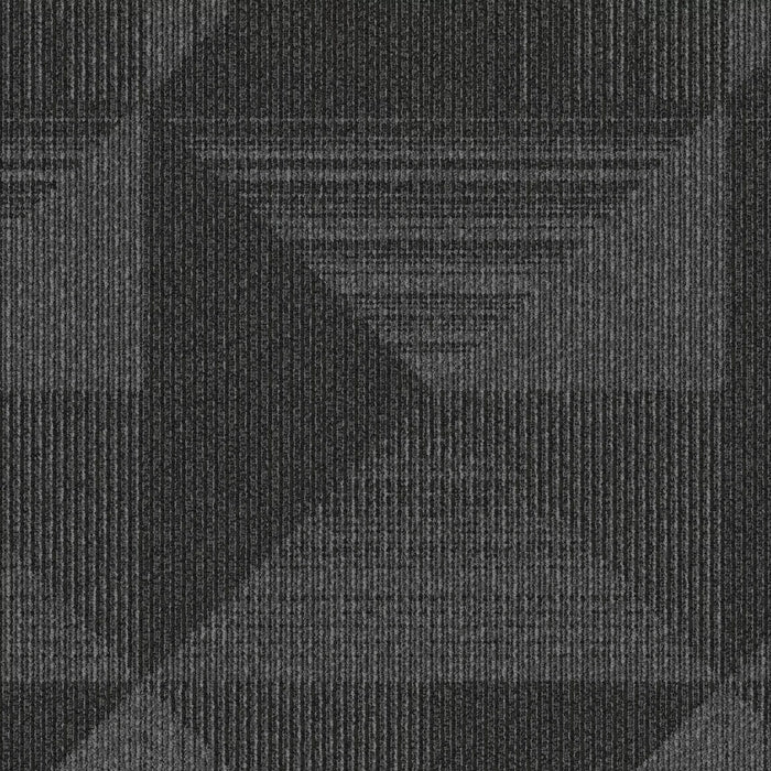 Mohawk - Art Exposure - Enlivened BT455 - 24 in. x 24 in. - Commercial Carpet Tile - 989 Charcoal