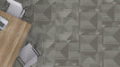 Mohawk - Art Exposure - Enlivened BT455 - 24 in. x 24 in. - Commercial Carpet Tile - 958 Ecru Installed