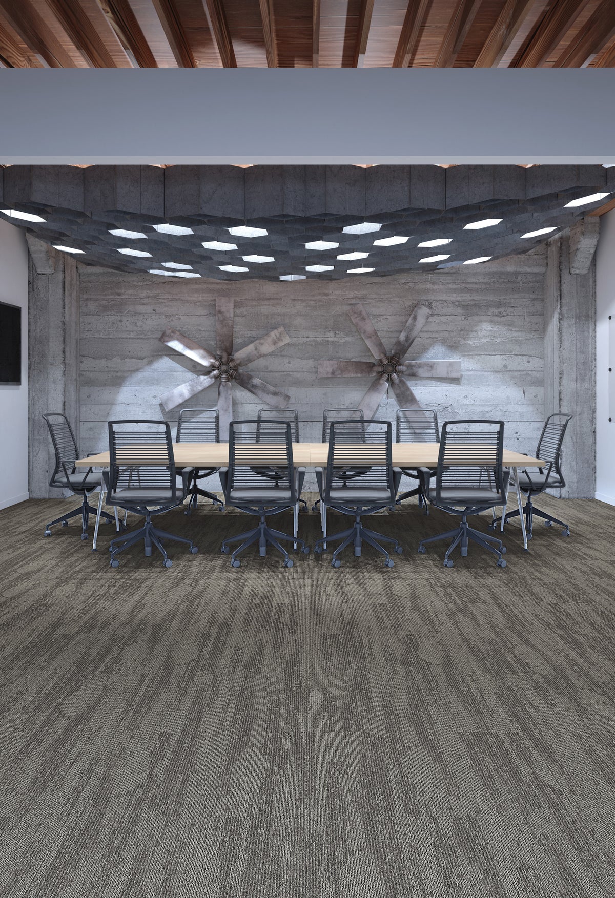 Mohawk Group - Art Style - Shared Path - Carpet Tile - Room Scene