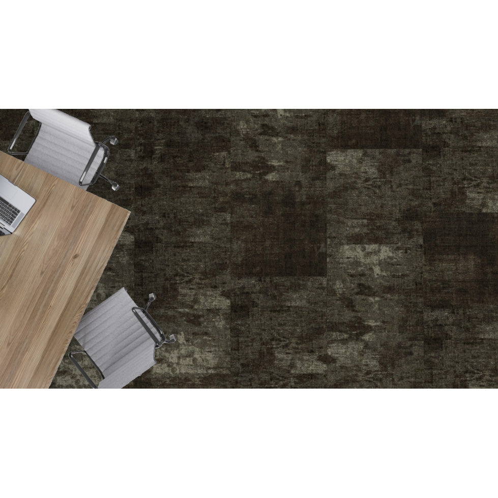 Mohawk - Chromatic Cadence - 24 in. x 24 in. - Commercial Carpet Tile - Stormy Monday Room Scene