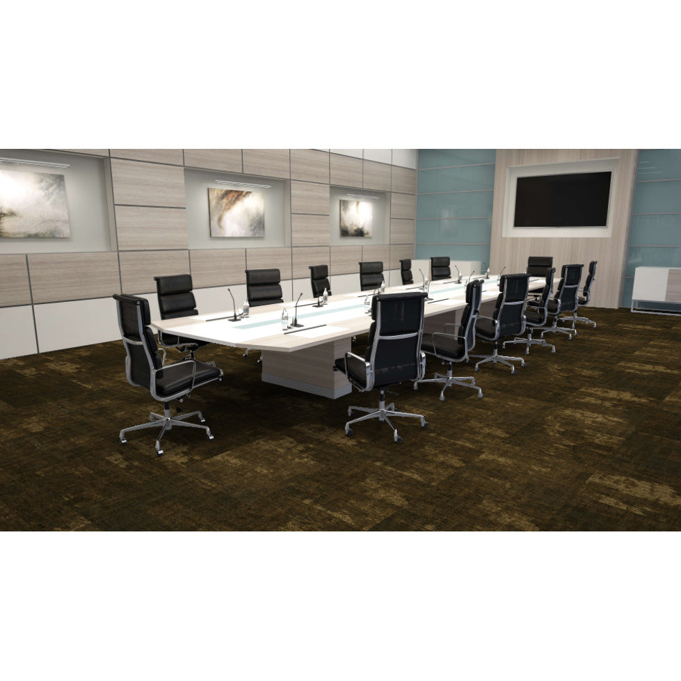 Mohawk - Chromatic Cadence - 24 in. x 24 in. - Commercial Carpet Tile - Sweet Georgia Brown Room scene