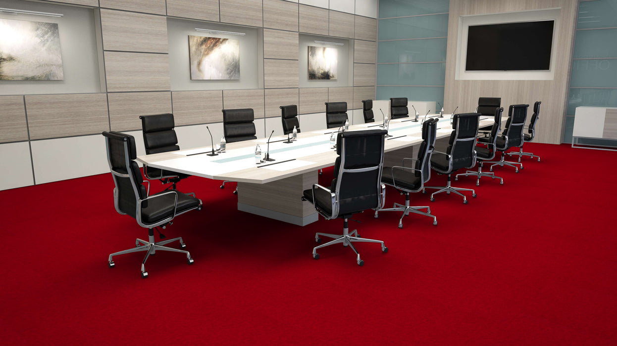 Mohawk - Creative Spark - 24 in. x 24 in. - Commercial Carpet Tile - Cheerful Cherry Installed