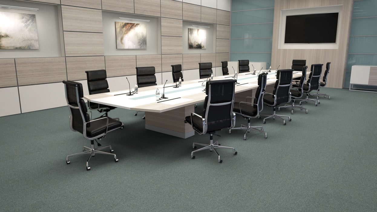 Mohawk - Creative Spark - 24 in. x 24 in. - Commercial Carpet Tile - Enchanting Eucalyptus Installed