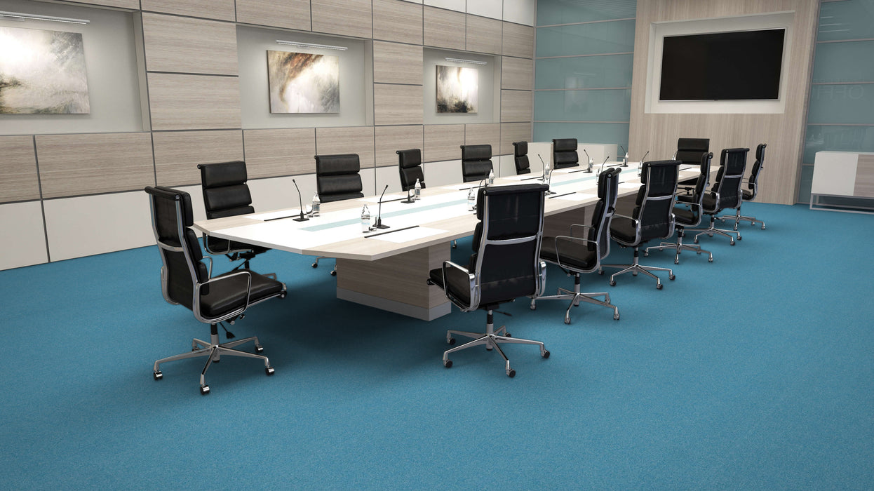 Mohawk - Creative Spark - 24 in. x 24 in. - Commercial Carpet Tile - Spirited Sky Installed