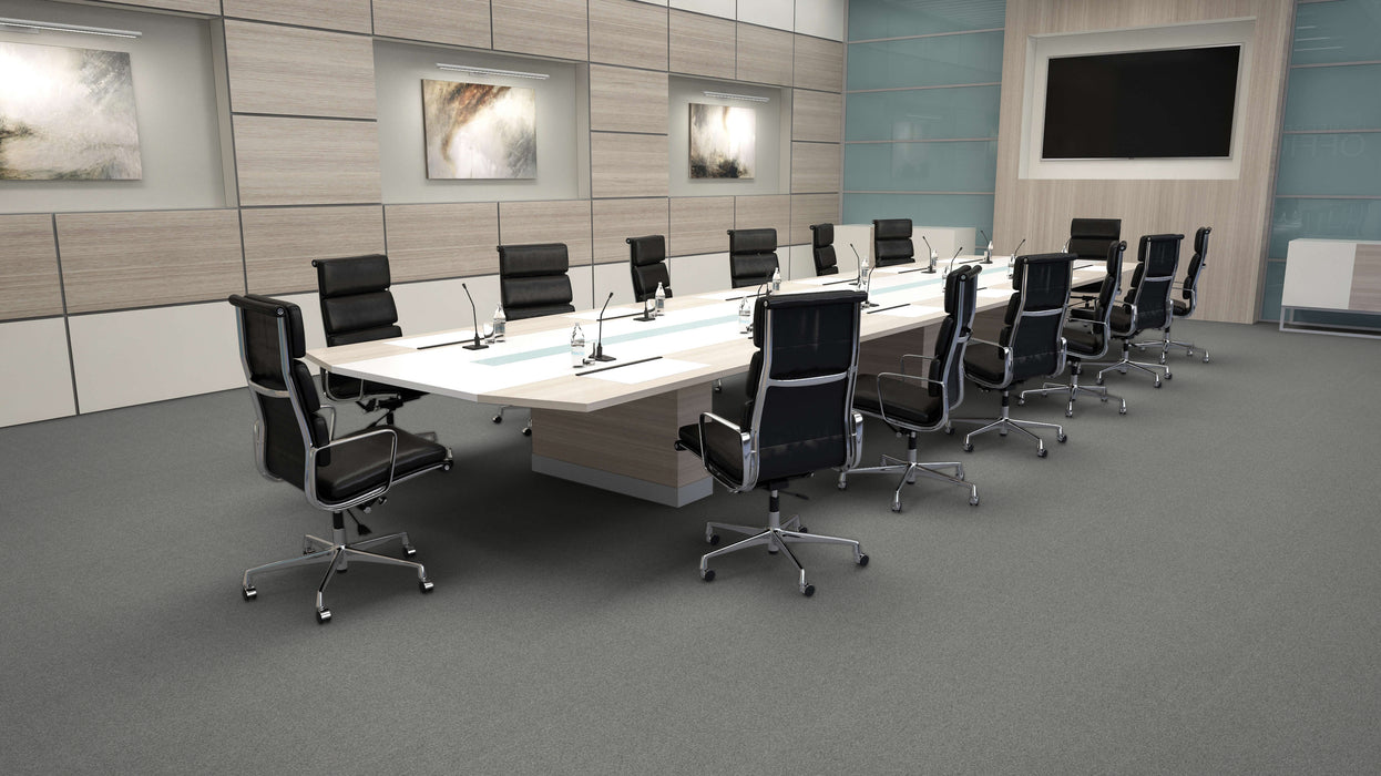 Mohawk - Creative Spark - 24 in. x 24 in. - Commercial Carpet Tile - Sublime Silver Installed