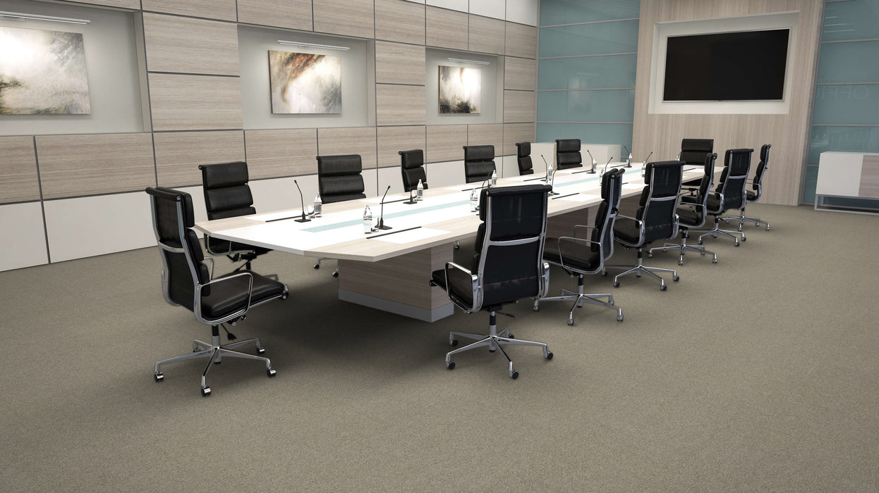 Mohawk - Creative Spark - 24 in. x 24 in. - Commercial Carpet Tile - Subtle Sepia Installed