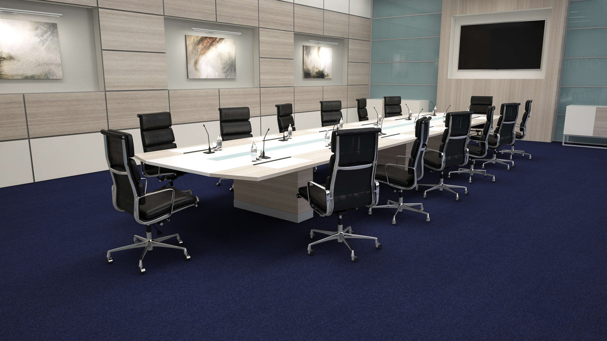 Mohawk - Creative Spark - 24 in. x 24 in. - Commercial Carpet Tile - Uplifting Ultraviolet Installed