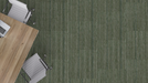 Mohawk - Denim Culture - Counter Casual - 24 in. x 24 in. - Commercial Carpet Tile - Sage Wash Installed
