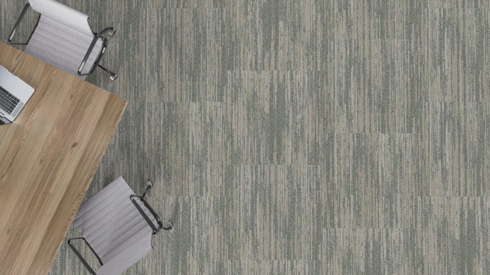 Mohawk - Denim Culture - Made to Last - 24 in. x 24 in. - Commercial Carpet Tile - Acid Wash Installe
